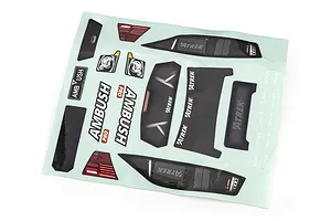 Atrek 1/10 Ambush Pro Monster Truck Unpainted Body Shell - Clear image 141352