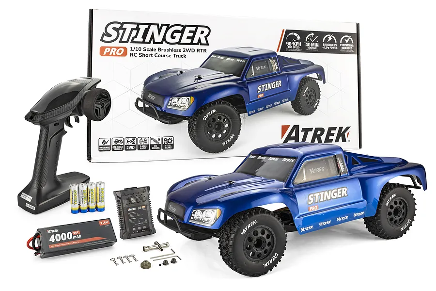 Atrek Stinger Pro RC Short Course Truck Electric Brushless 2WD 1/10 Scale RTR image 24
