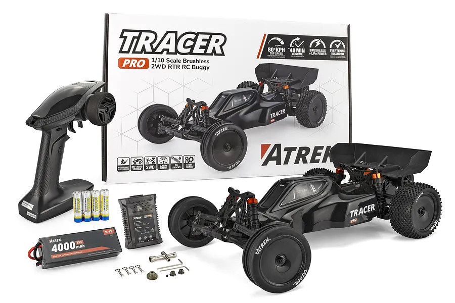 Atrek Tracer Pro RC Buggy Electric Brushless 2WD 1/10 Scale RTR image 21