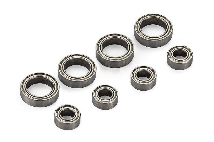 Atrek 5x10x4mm and 10x15x4mm Metal Shielded Ball Bearings Set 8Pcs image 140557