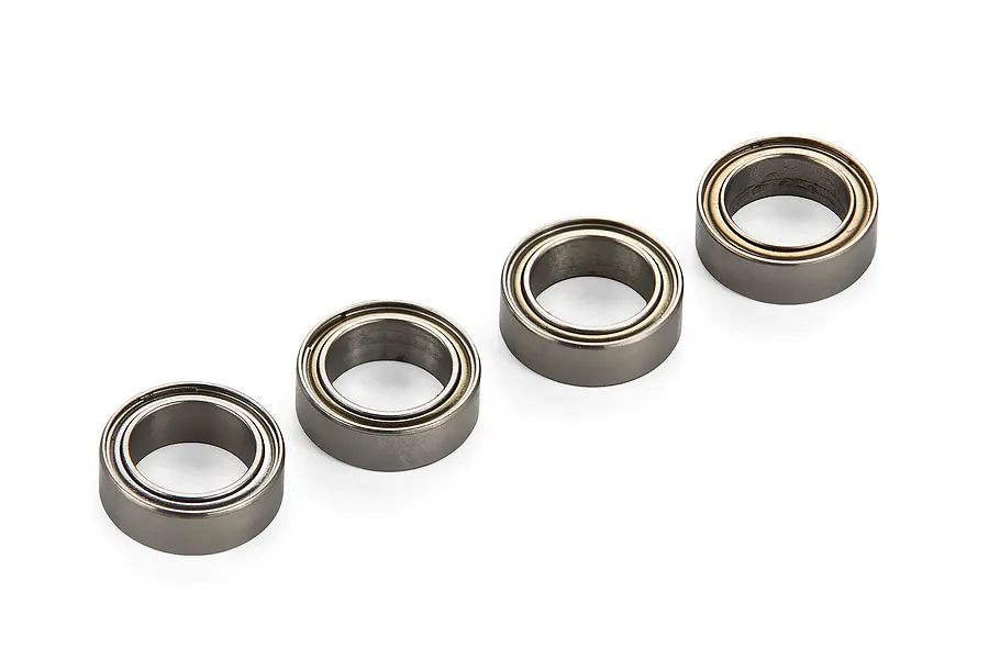 Atrek 6.3x9.5x3mm Metal Shielded Ball Bearings 4Pcs image 1